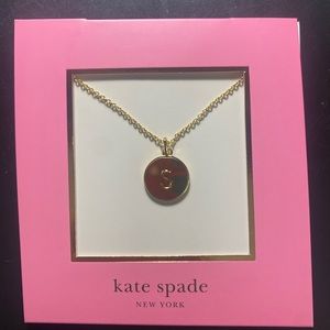 Kate Spade “S” initial necklace.